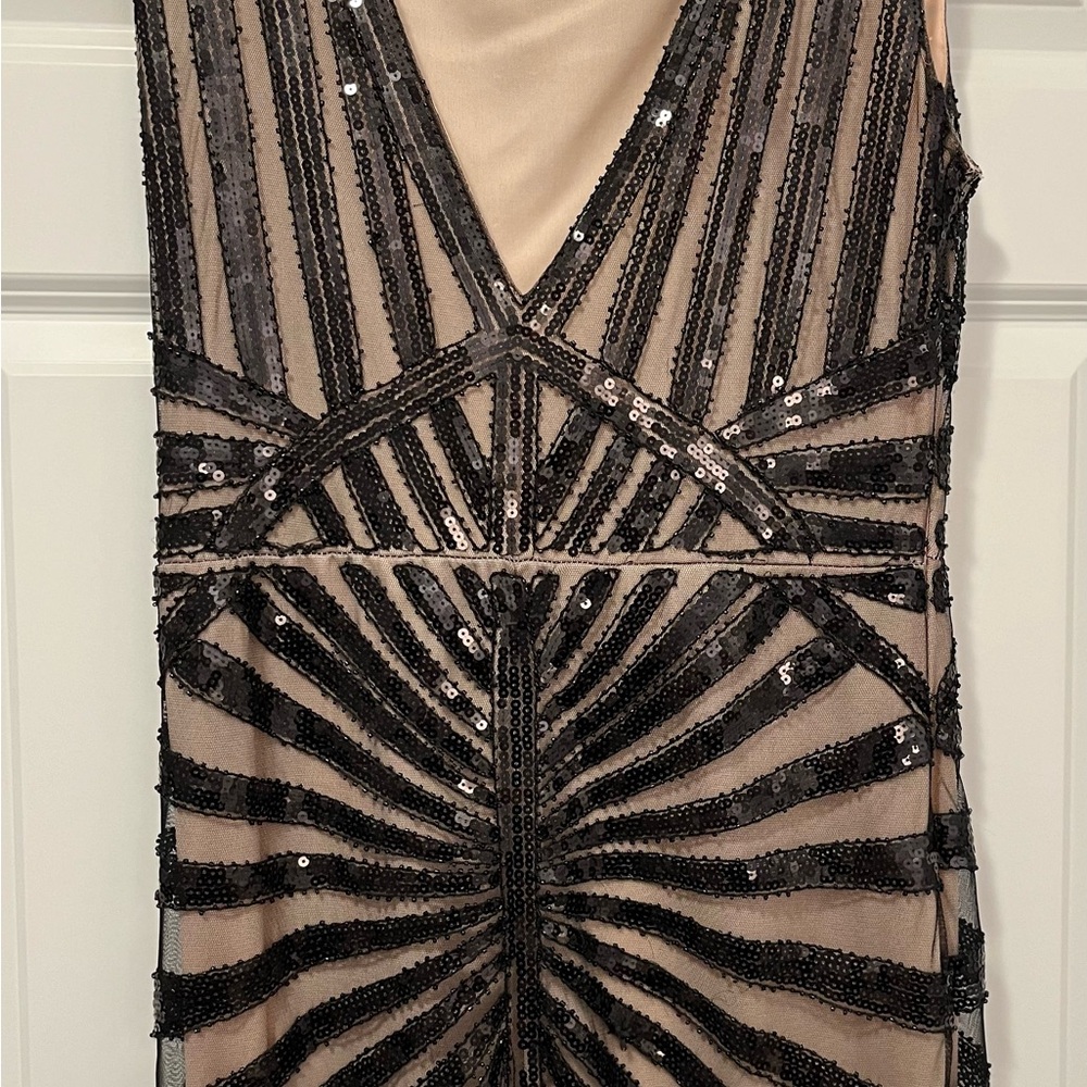 Elegant Black Sequin Dress